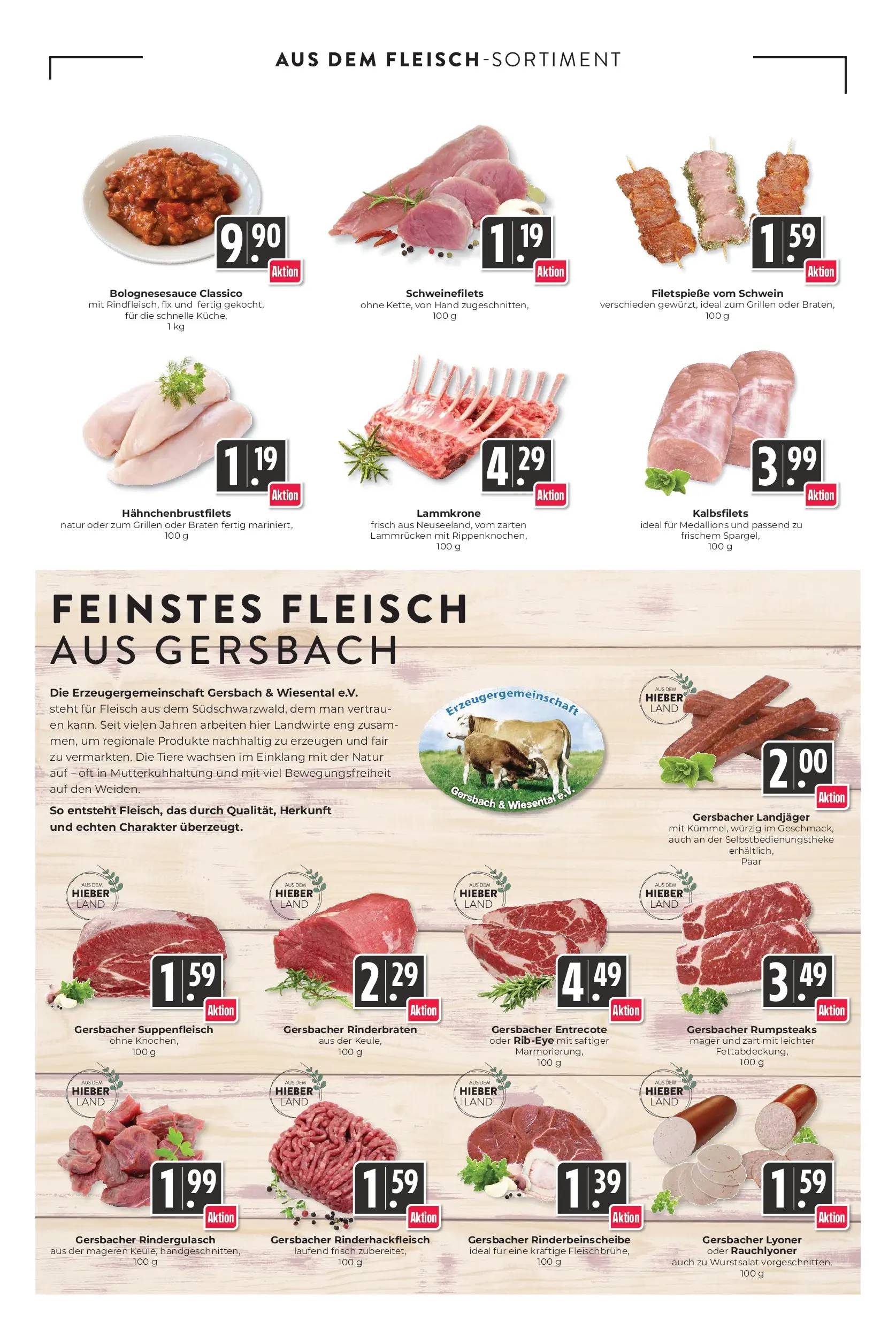 Angebote - Hieber's Frischecenter: Meine Woche (ab 03.05.2026) zum Blättern | Seite: 4