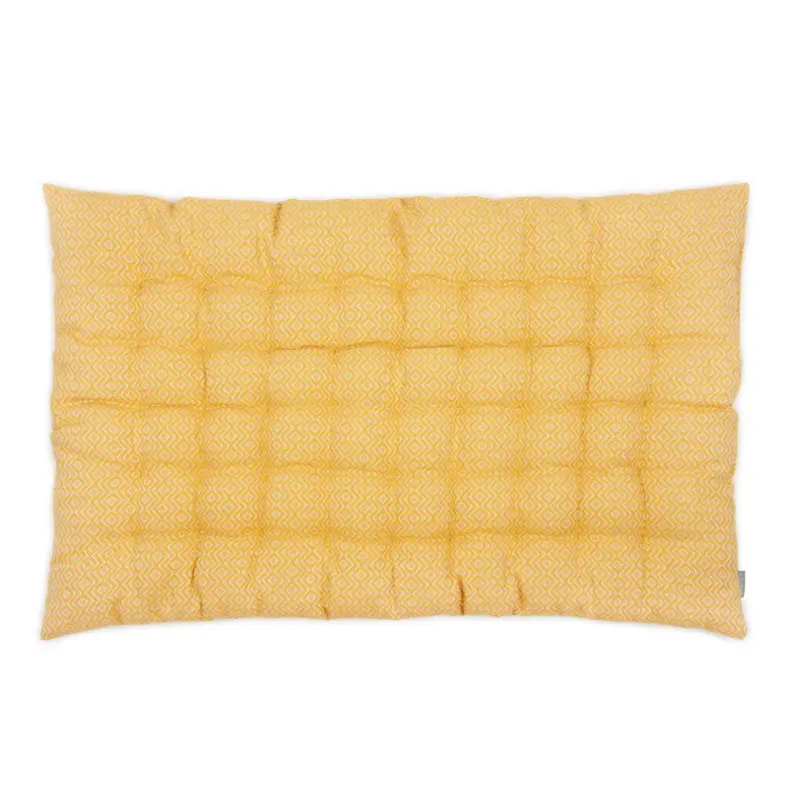 Boxkissen Dobby Gelb ca. 60x100cm
