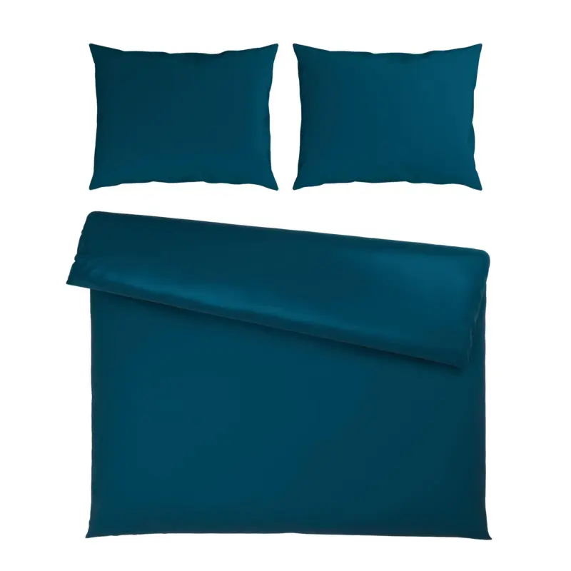 Bettw&auml;sche Xenia Uni XXL Blau ca. 200x220cm