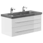 M&ouml;belix WASCHTISCHKOMBI Yamo, Wei&szlig; HG B: 100cm