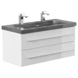 WASCHTISCHKOMBI Yamo, Wei&szlig; HG B: 100cm