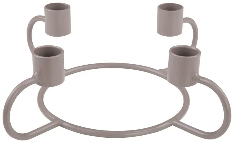 Kerzenhalter Mira in Taupe