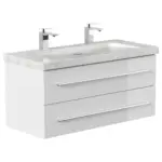 M&ouml;belix WASCHTISCHKOMBI Yamo, Wei&szlig; HG B: 100cm