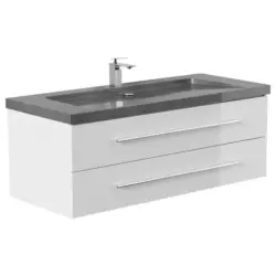 WASCHTISCHKOMBI Yamo, Wei&szlig; HG B: 130cm