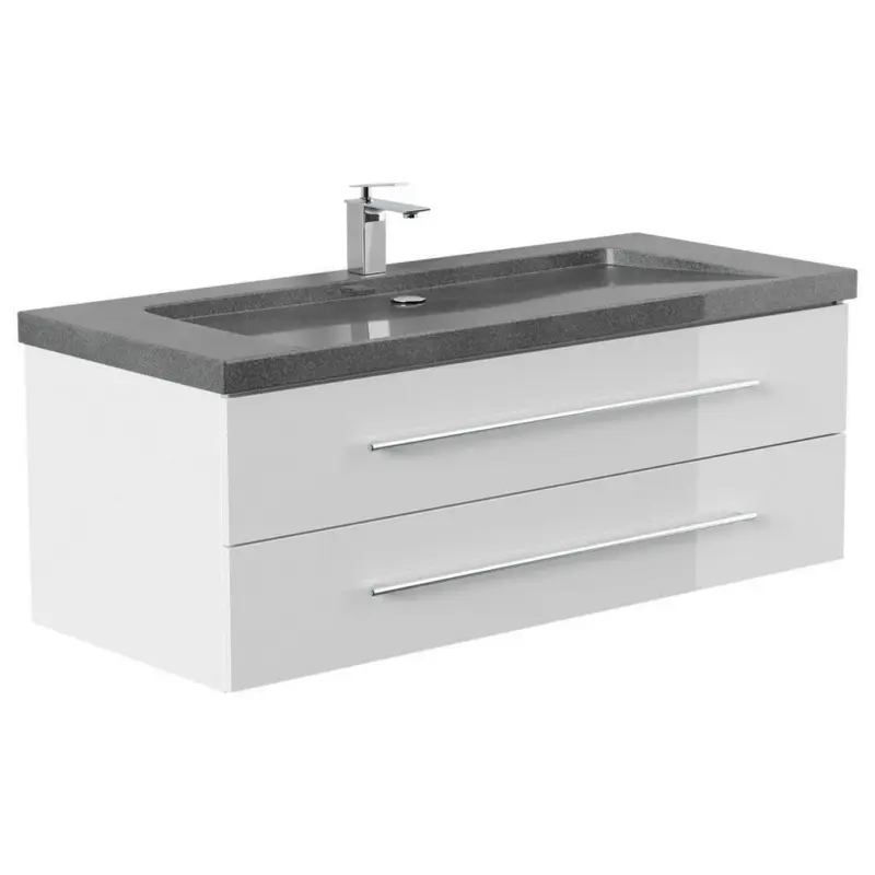 WASCHTISCHKOMBI Yamo, Wei&szlig; HG B: 130cm