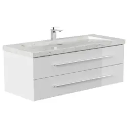 WASCHTISCHKOMBI Yamo, Wei&szlig; HG B: 130cm