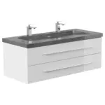 M&ouml;belix WASCHTISCHKOMBI Yamo, Wei&szlig; HG B: 130cm