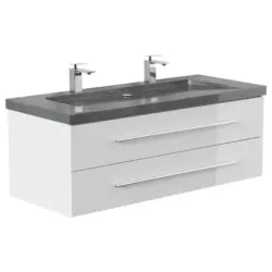 WASCHTISCHKOMBI Yamo, Wei&szlig; HG B: 130cm