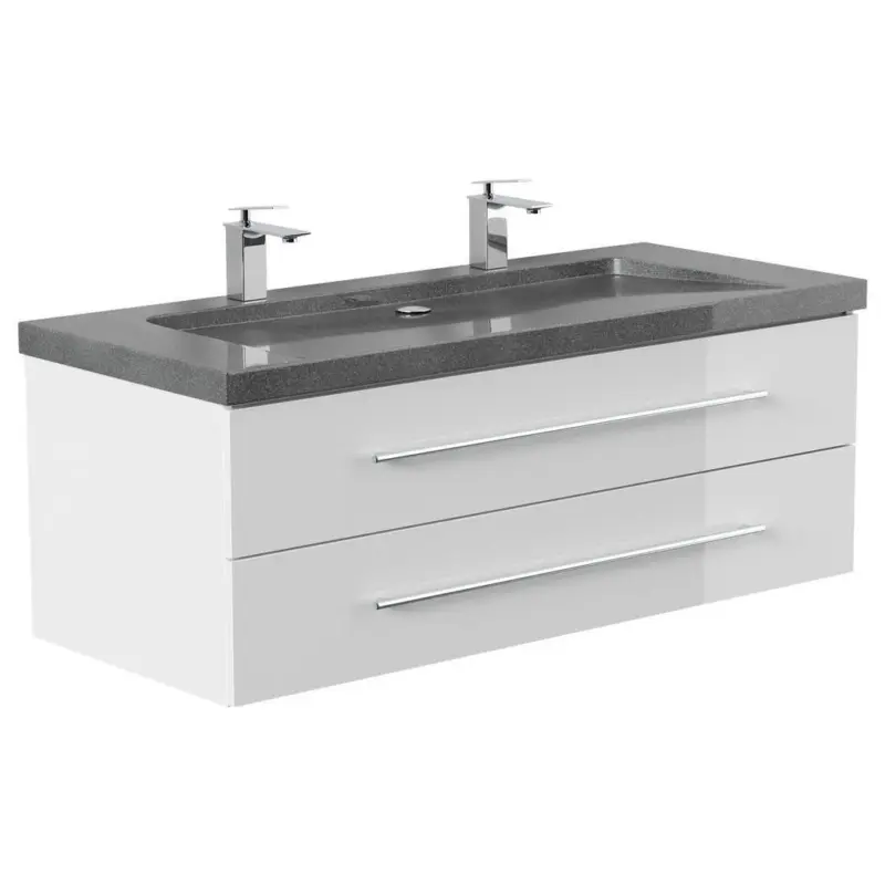 WASCHTISCHKOMBI Yamo, Wei&szlig; HG B: 130cm