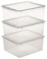 m&ouml;max Dornbirn - Ihr Trendm&ouml;belhaus in Dornbirn Aufbewahrungsboxen-Set Beate ca. 18l 3er-Set