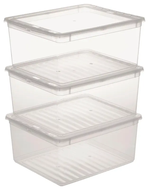 Aufbewahrungsboxen-Set Beate ca. 18l 3er-Set