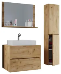 Badezimmer Lendas 4-tlg. ca. 94 cm Honigeiche