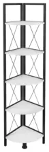 m&ouml;max Dornbirn - Ihr Trendm&ouml;belhaus in Dornbirn Eckregal INSASI 5 Schwarz/Wei&szlig; ca. 34x160x34 cm