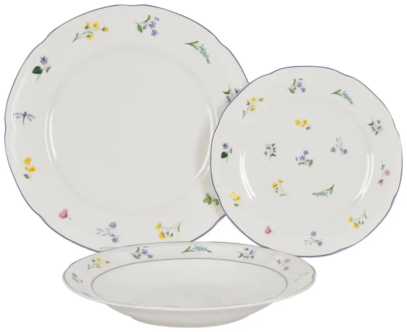 Tafelservice Elisabeth Multicolor, 18-teilig