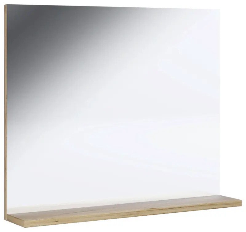 Wandspiegel Landos ca. 50 cm Eichefarben/Wei&szlig;