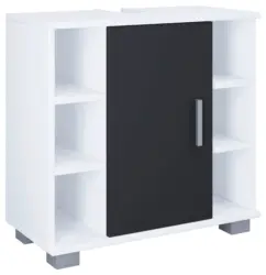 Waschbeckenunterschrank Zalo M ca. 60x58x30 cm Schwarz
