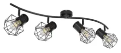 Strahler Priska Schwarz max. 40 Watt