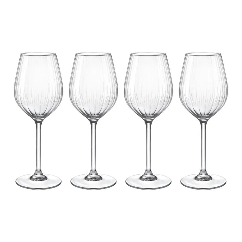 Gl&auml;serset Rosemary - White Klar, 4-teilig
