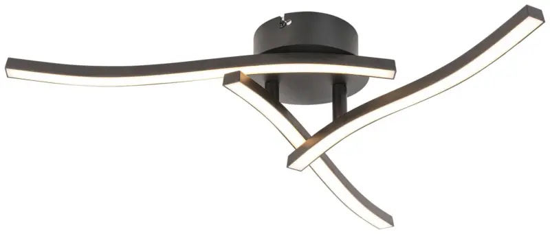 LED-Deckenleuchte Ito in Schwarz max. 18 Watt Deckenlampe