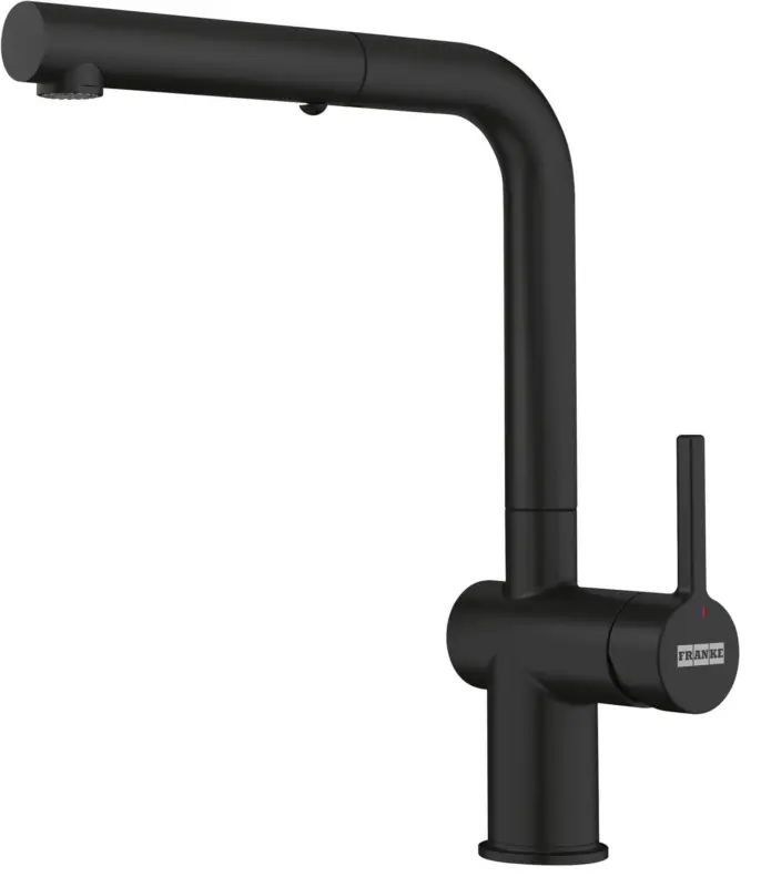 Sp&uuml;ltischarmatur in Schwarz