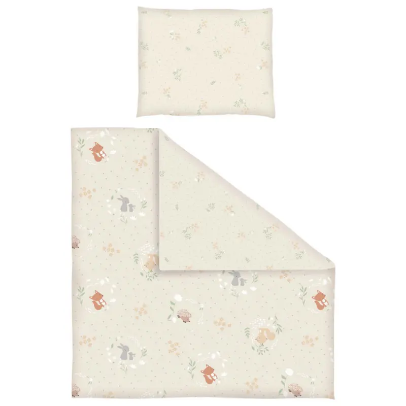 Babybettw&auml;sche Flachgewebe, Renforc&eacute; 80/80 cm