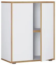 Aktenschrank Salia B60 Honigeiche/Wei&szlig;