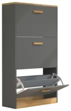 m&ouml;max Dornbirn - Ihr Trendm&ouml;belhaus in Dornbirn Schuhschrank HALOM M Anthrazit ca. 59x105x22 cm