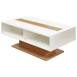 Couchtisch in Glas, Holzwerkstoff 120/65/43 cm