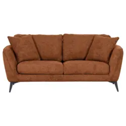 2-Sitzer-Sofa in Chenille Braun