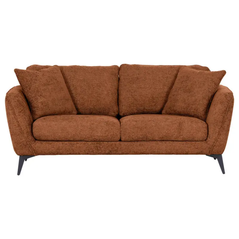 2-Sitzer-Sofa in Chenille Braun