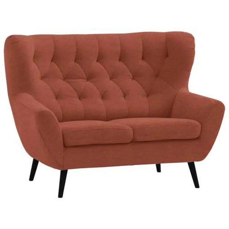 2-Sitzer-Sofa Skagen in Mikrofaser Rostfarben