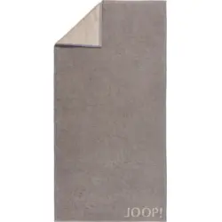 Handtuch 50/100 cm Classic Doubleface Graphitfarben
