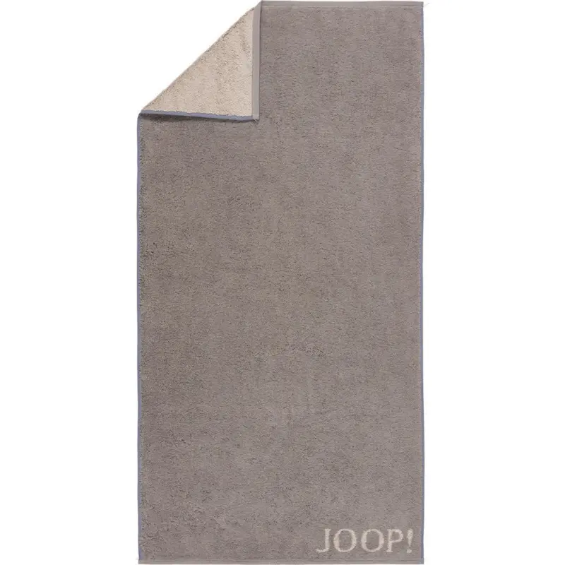 Handtuch 50/100 cm Classic Doubleface Graphitfarben
