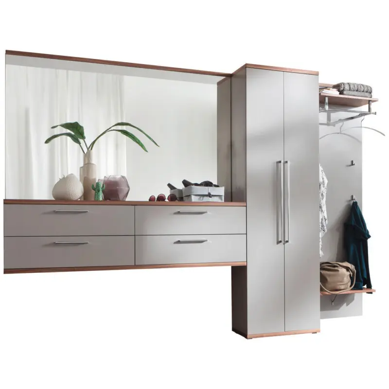 Garderobe 4-teilig in 281/201/35 cm