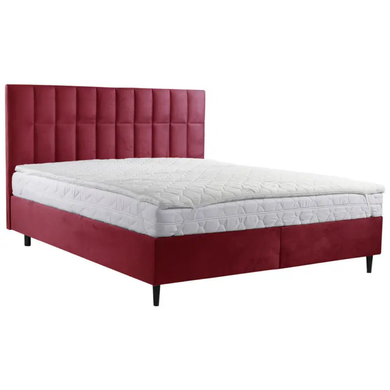Boxbett 180/200 cm in Rot