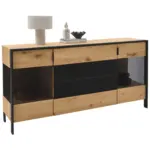 XXXLutz Lauterach - Ihr M&ouml;belhaus bei Bregenz Sideboard Graphitfarben, Eichefarben 184/91,4/44,6 cm