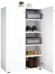 Schuhschrank LONA Wei&szlig; ca. 70x110x39cm