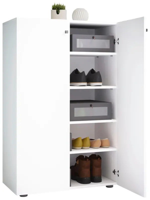 Schuhschrank LONA Wei&szlig; ca. 70x110x39cm