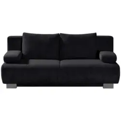 Schlafsofa Rowan in Cord Schwarz