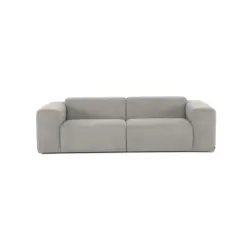 3-Sitzer-Sofa Manne in Struktur Grau