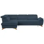 XXXLutz Lauterach - Ihr M&ouml;belhaus bei Bregenz Ecksofa Mercury in Boucl&eacute; Blau 212/287 cm