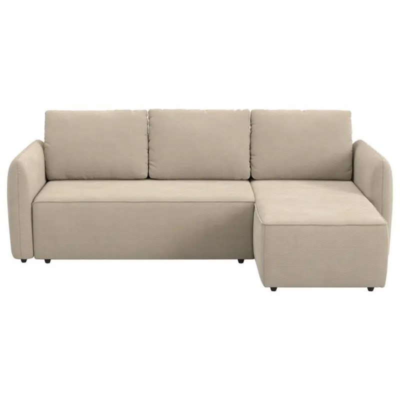 Ecksofa Flow in Cord Hellbraun 239/170 cm