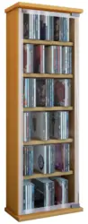 CD-Regal Classic in Buchefarbe, B: 31 cm