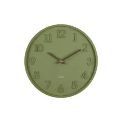 Wanduhr Calma Smaragdgr&uuml;n