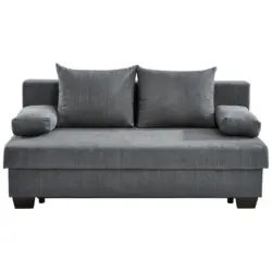 Schlafsofa Bilbao in Flachgewebe Dunkelgrau