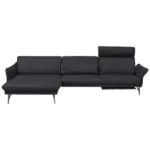 XXXLutz Lauterach - Ihr M&ouml;belhaus bei Bregenz Ecksofa in Lederlook Anthrazit 174/330 cm