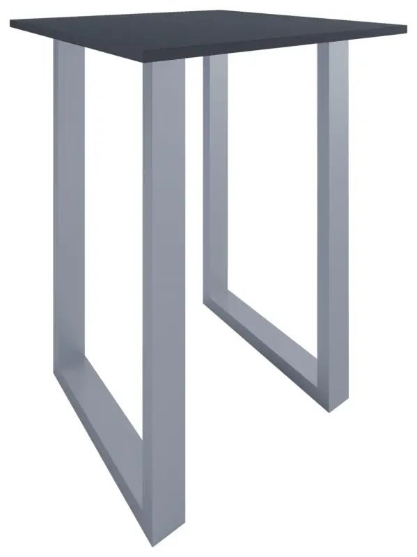 Bartisch XONA Anthrazit/ Silber ca.80x102x80cm
