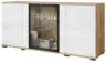 Sideboard Caro ca. 150x70 cm Wei&szlig;/Eiche
