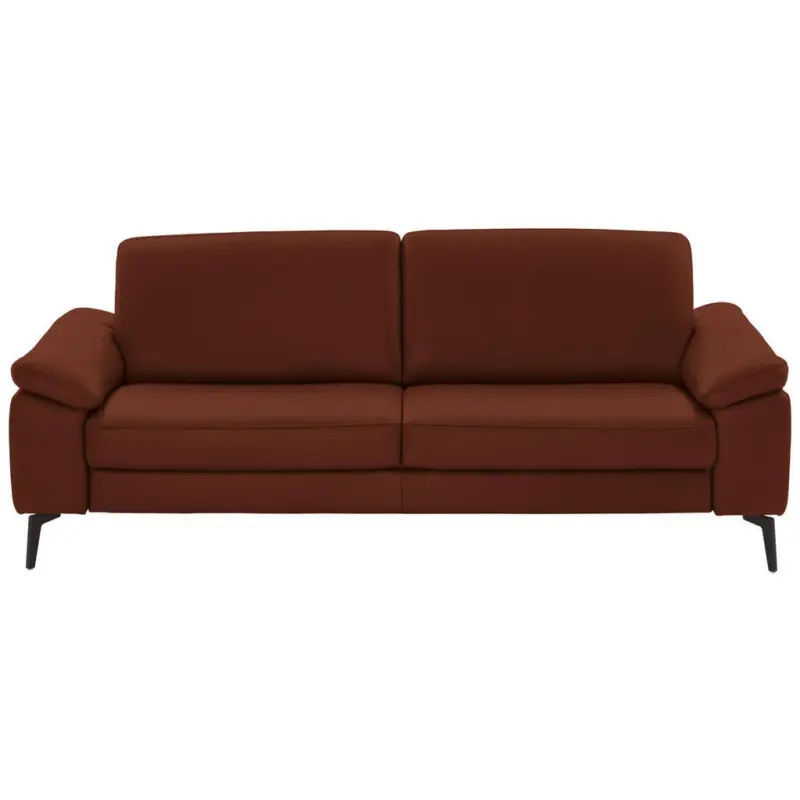 3-Sitzer-Sofa in Echtleder Rotbraun