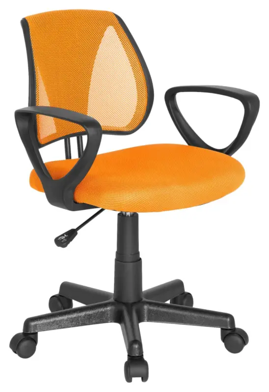 Jugenddrehstuhl Kiddy CD ca. 58x75-92x45 cm Orange